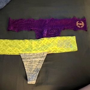 Victorias Secret thongs. Bundle of 2. New without tags